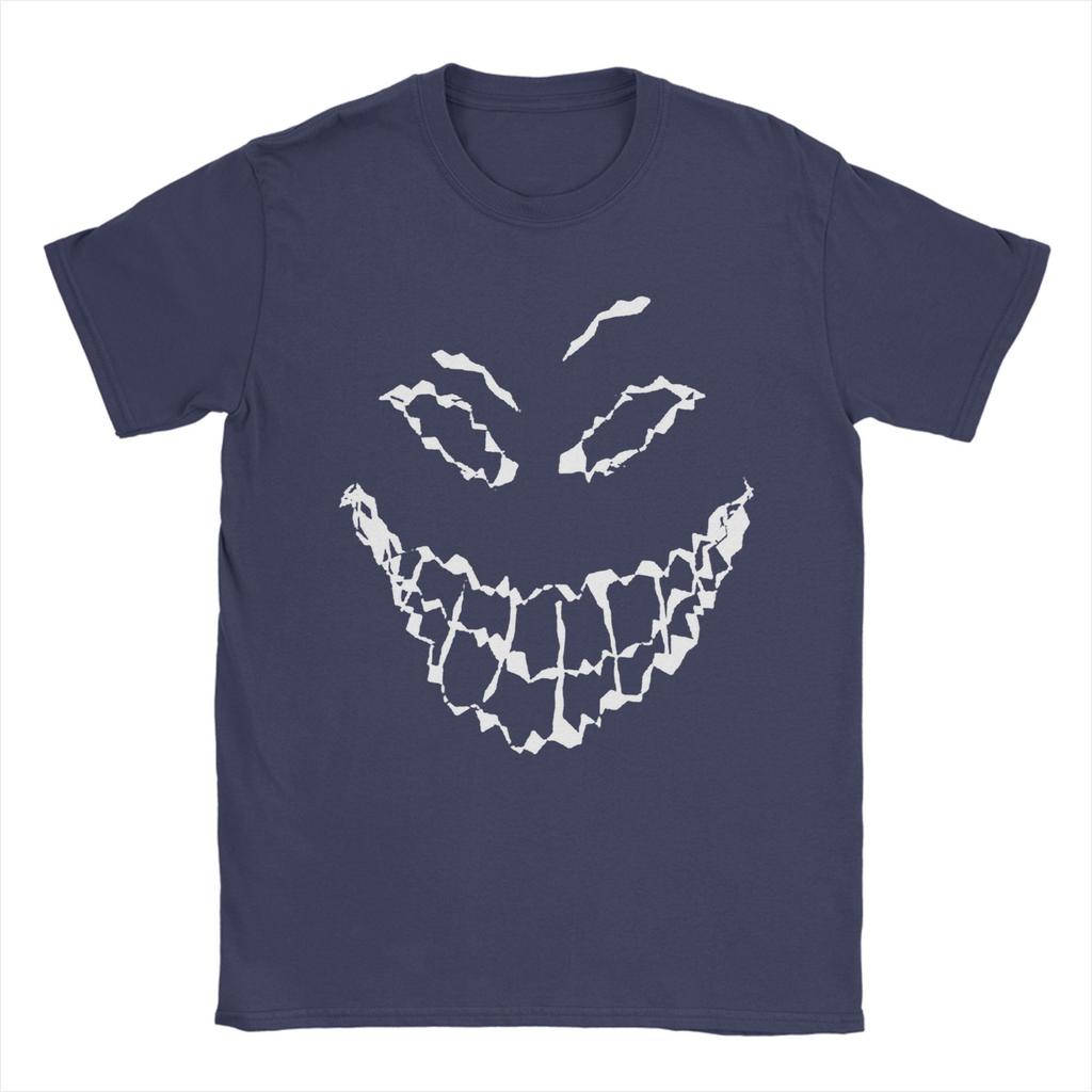 Big Smile Disturbed Music Disturbed Maskes T Shirt For Mens Summer Vintage T-Shirts O-Neck Hippie Tee Shirt Big Size Clothes