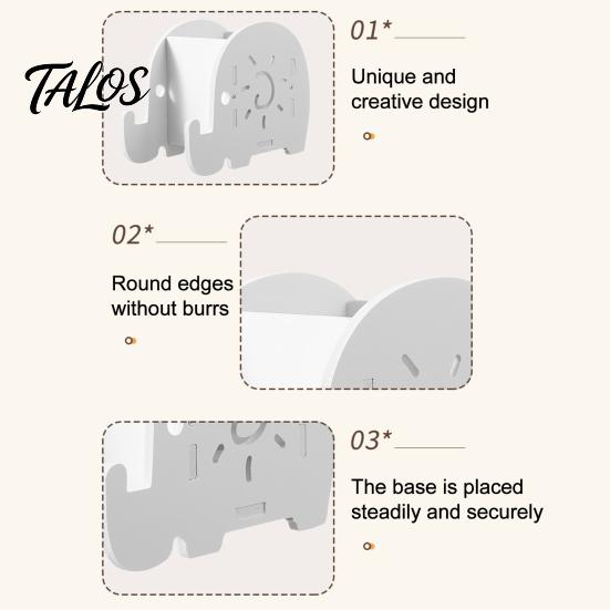 Elephant Pencil Holder, Creative Phone Stand, Practical Storage Box, Desktop Organizer for Pens Makeup Brushes, Home Office Supplies