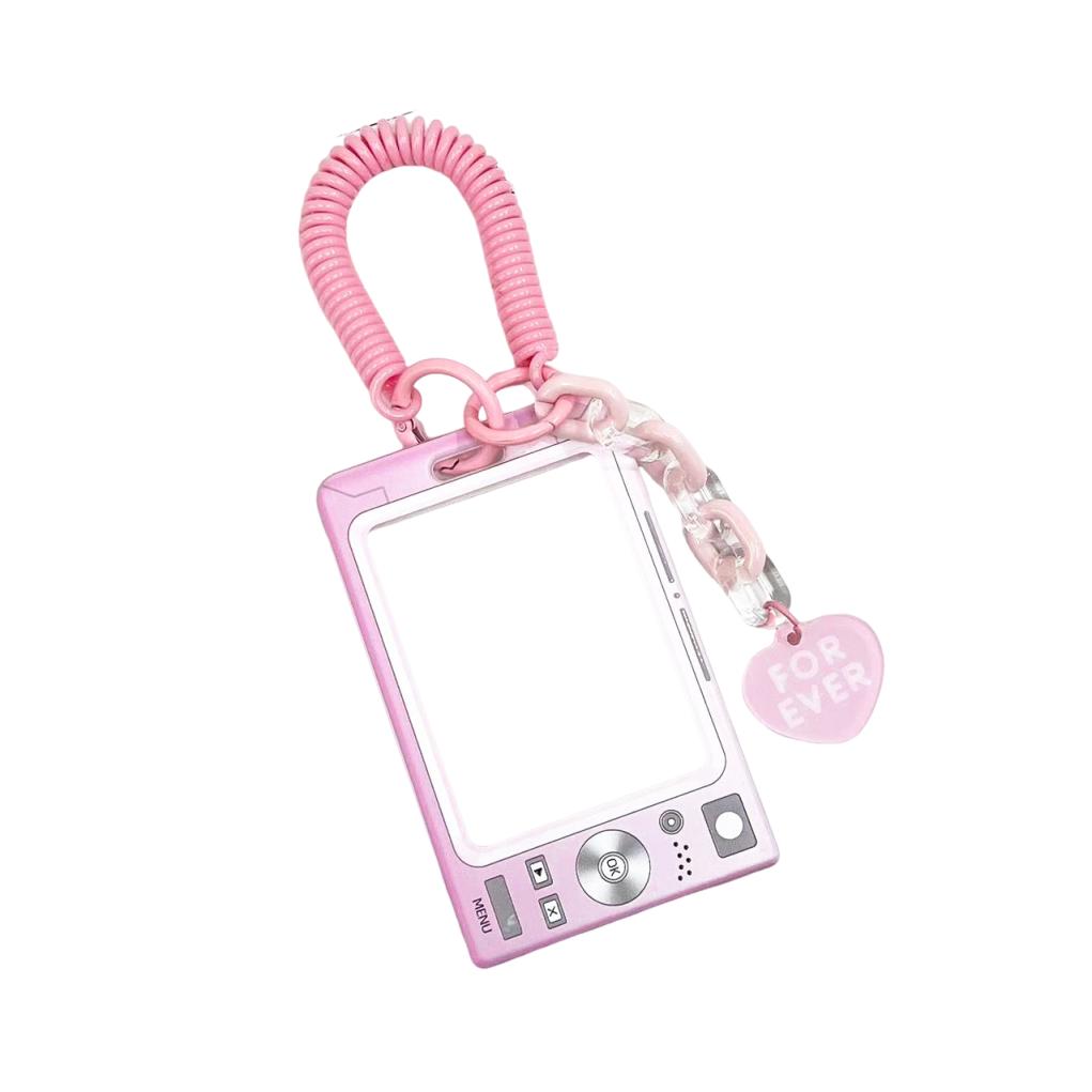 Transparent Card Protector Dustproof Sliding Cover Card Case Id Card Holder Thickened Retractable Badge Reel For Commuting