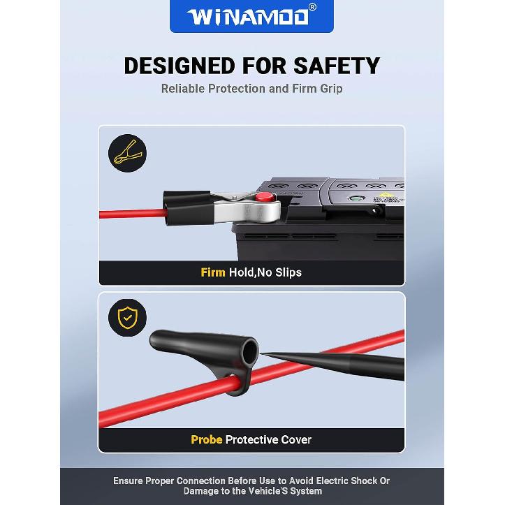 Test Light Automotive 5-90V Digital LED Circuit Tester With Voltage Display, Auto Bidirectional Voltage Tester, Electric Test Pen With Extended