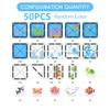 Magnetic Building Blocks for Children, Ocean Animal Scene, Creative Play, Children's Learning Birthday Gift