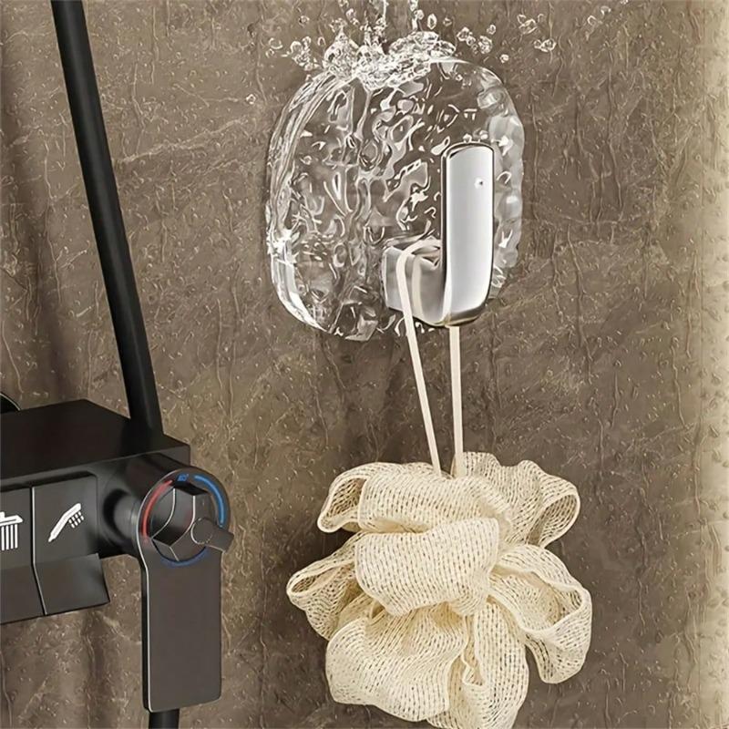 Ganci a Parete Design Fiocco di Neve, Ganci Portasciugamani per Bagno, Ganci Organizzatori per Utensili da Cucina