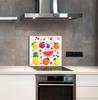PANEL DE VIDRIO PARA COCINA 65x60 Frutas