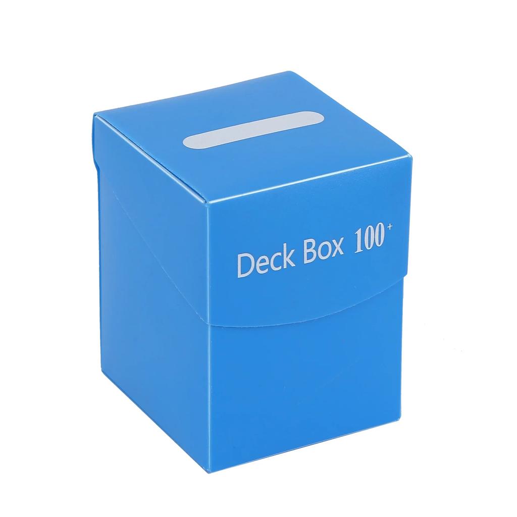 Holds 100+ Deck Trading Cards Box for Game Baseball Card Storage Box Playing Card Carrying Case for Family Party Games Supplies
