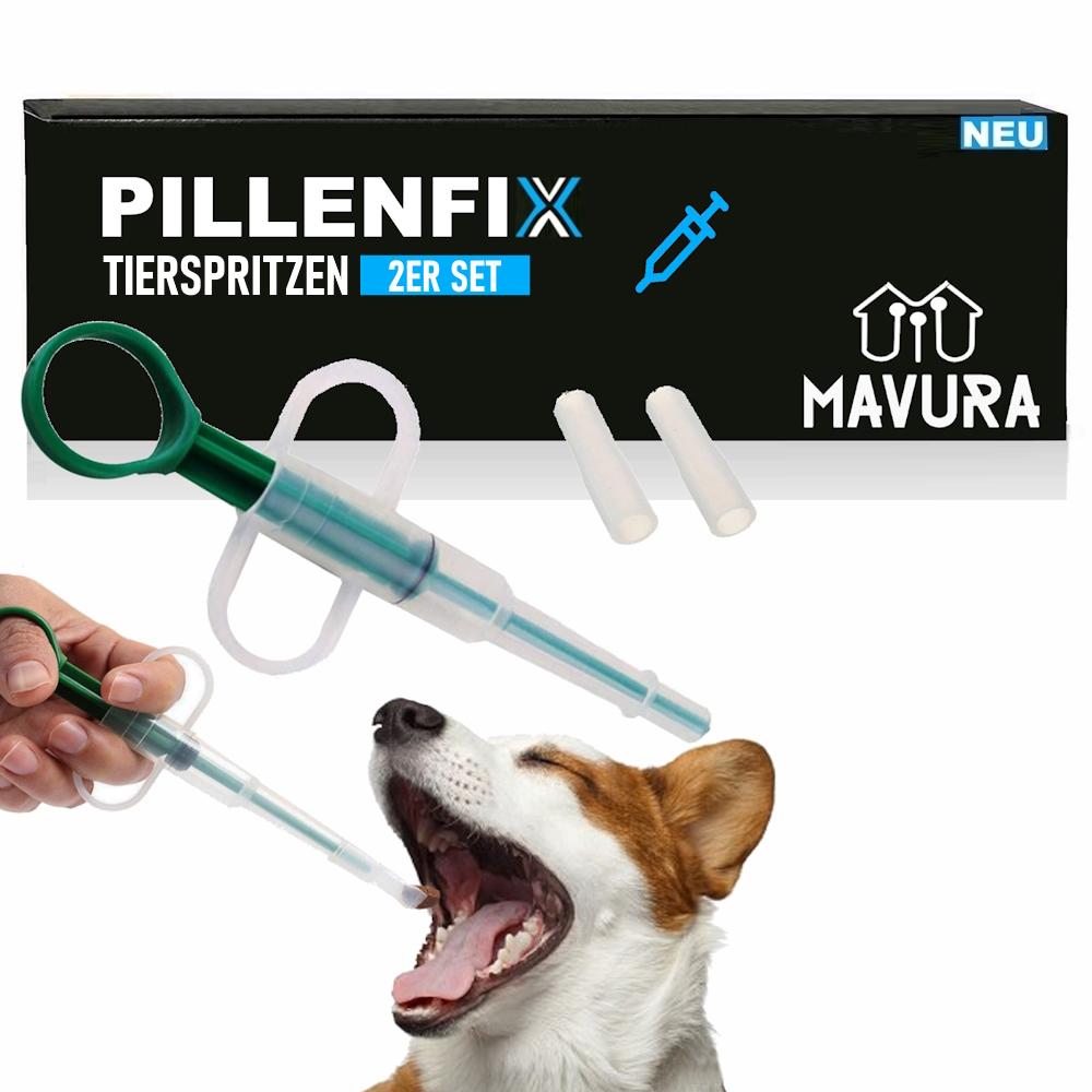 

PILLENFIX Таблеткодавач Таблетковий шприц Шприц для годування Шприц для пігулок [2 шт.]