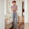 Women's French Sweet 3D Floral Slim Knit Top