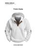 2026 Lente Heren Trendy Jacquard Gebreide Casual Hoodie