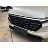 For Honda CR-V CRV -2025 2026 Carbon Fiber Front Upper Grille Racing Grill Trim Head Light Lamp Eyelid Eyebrow Accessories