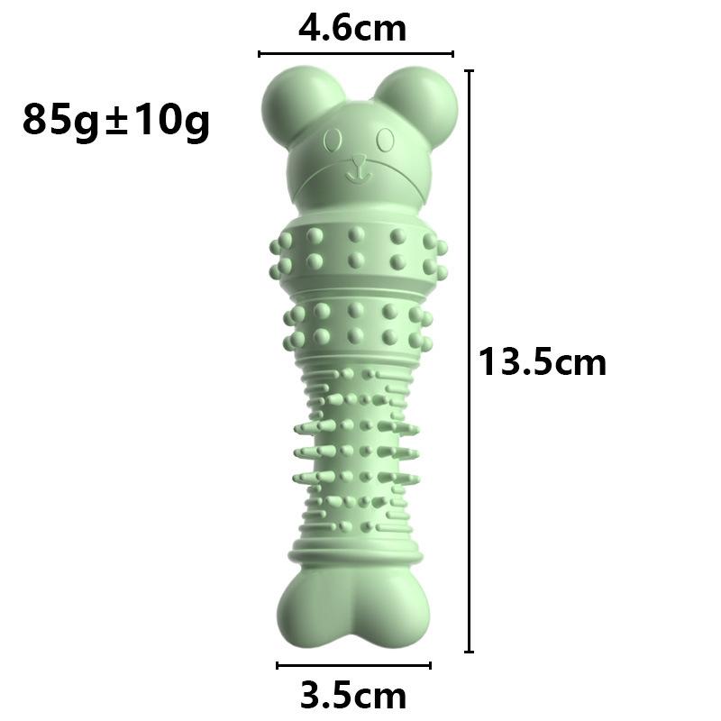 New Cute Bear Shaped Cat and Dog Chew Toys Chew Resistant Grind and Clean Teeth Pet Supplies