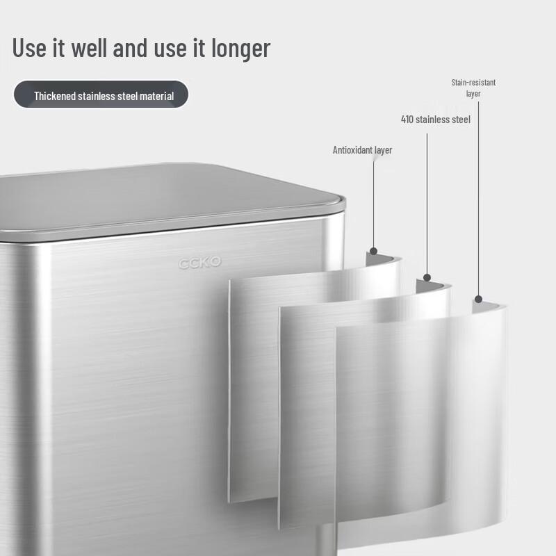 CCKO Foot Pedal Trash Can