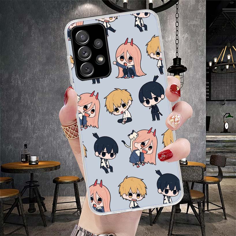 C-Chainsaw Mans Cute Soft Phone Case For Samsung Galaxy S22 S23 S24 S25 Edge S26 Ultra S20 FE S21 Plus + Fundas Coque Galaxy S20