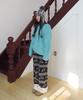 FUNFROMFUN Nordic Fur Pants, Black