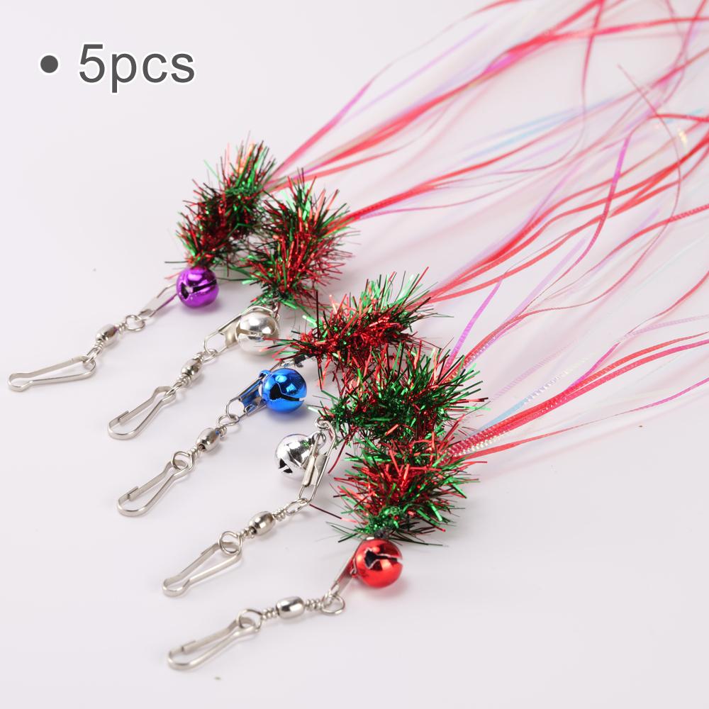 

Red Green Tassel Bright Silk Replace Head Of Cat Teaser Cat Toys Pet Toy
