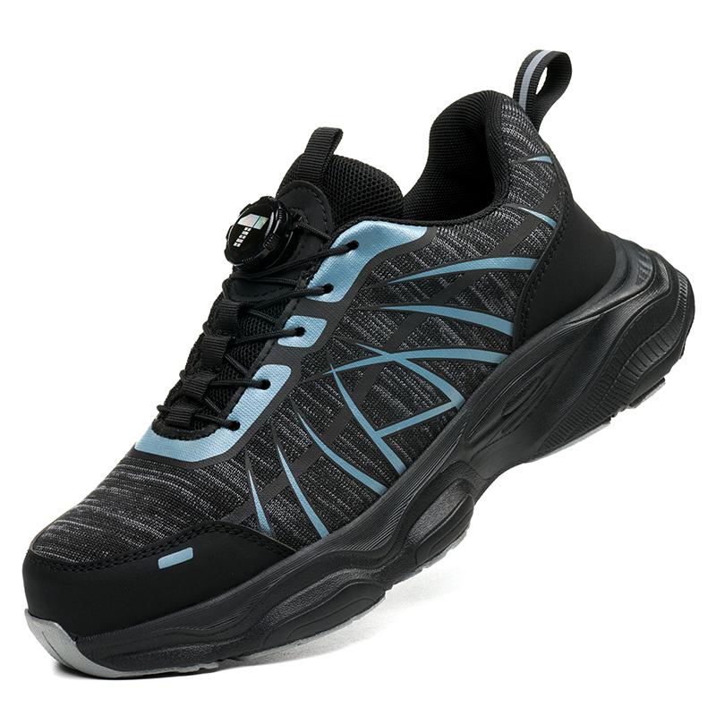 

Men S Safety Protective Shoes, Work Protective Men S Boots, Rotating Buckle Men S Shoes, Lightweight Safety Work Shoes 36