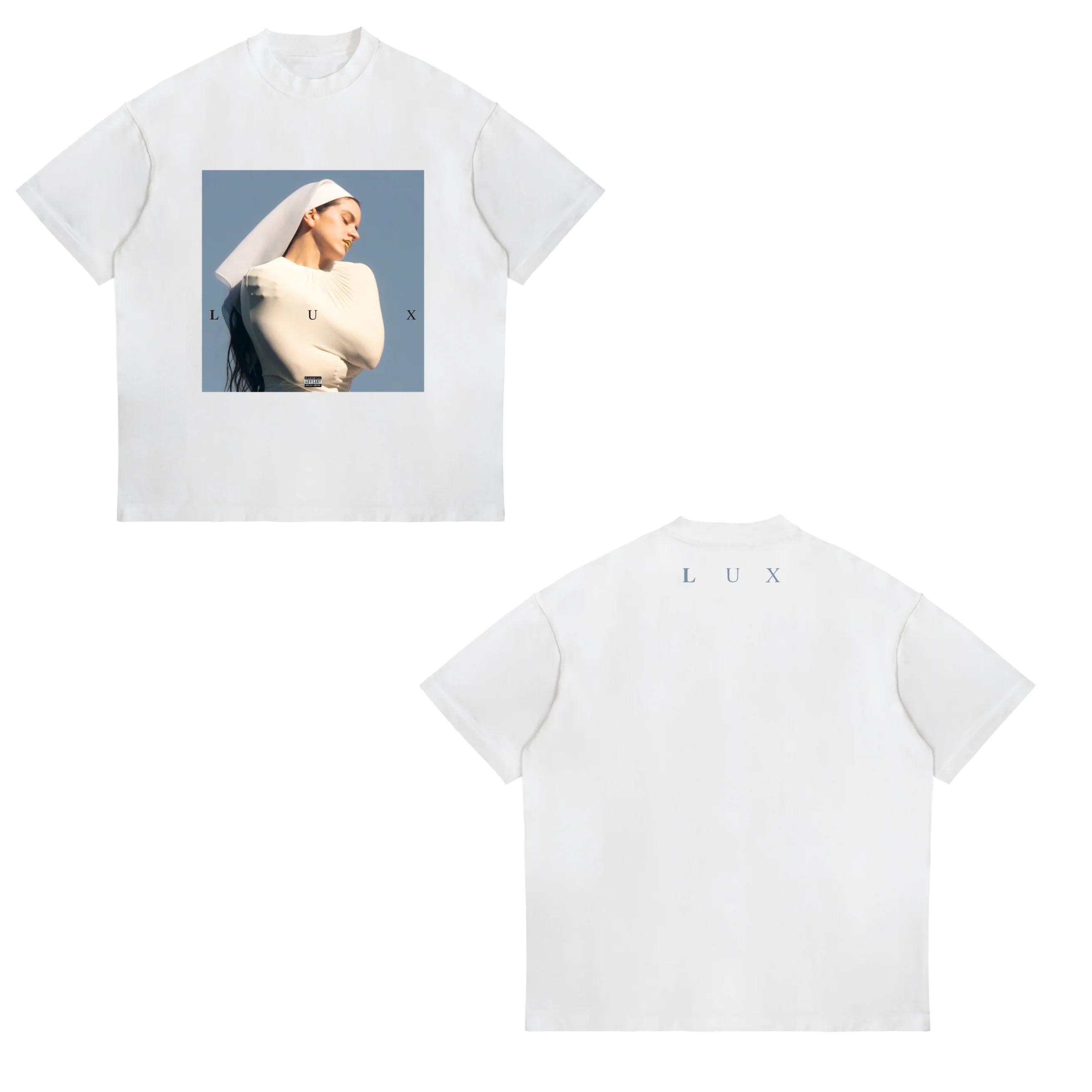 

Rosalía LUX 2026 Tour Graphic Tee Unisex Stylish Short Sleeve 100 Cotton HighQuality Casual Crewneck Street Style Tshirts M