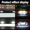 2pcs 6000K LED License Number Plate Light White For 2013-2015 9th Gen Honda Civic Sedan (not for DX model) Pilot 2003-2008