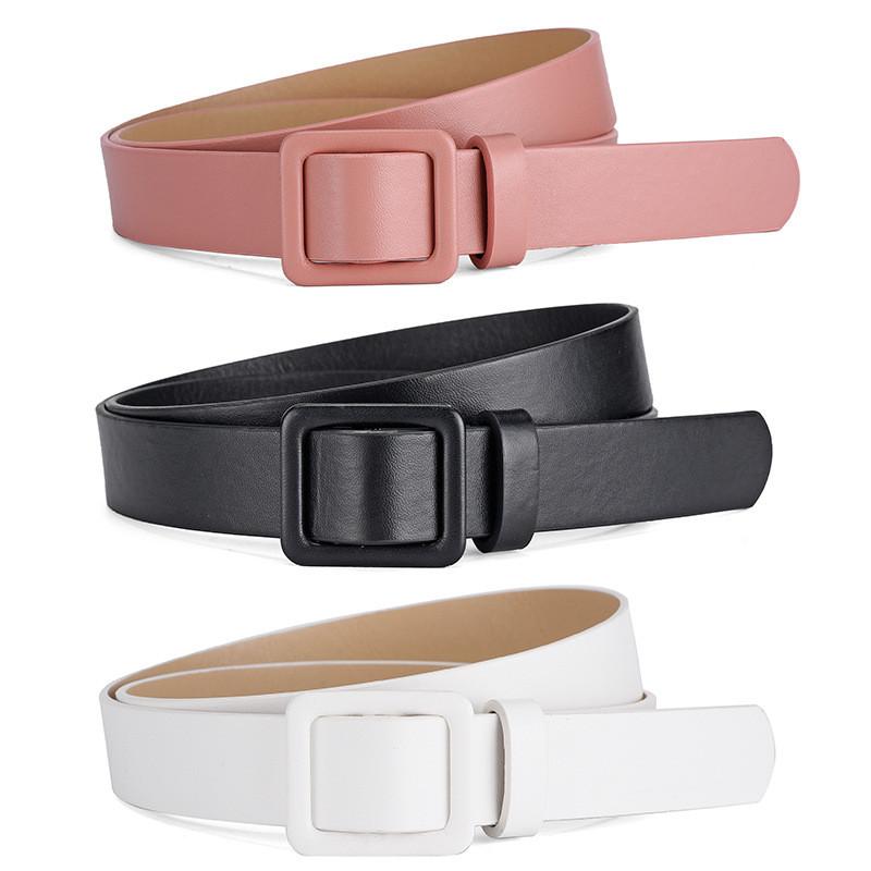And Stylish Versatile Womens No Hole Square Buckle Belt Perfect For Fashionable Outfits