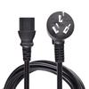 3C Certified Three-Pin Power Cord with Figure-8 Connector for Laptops, featuring Three-Core Elbow Charger Plug.