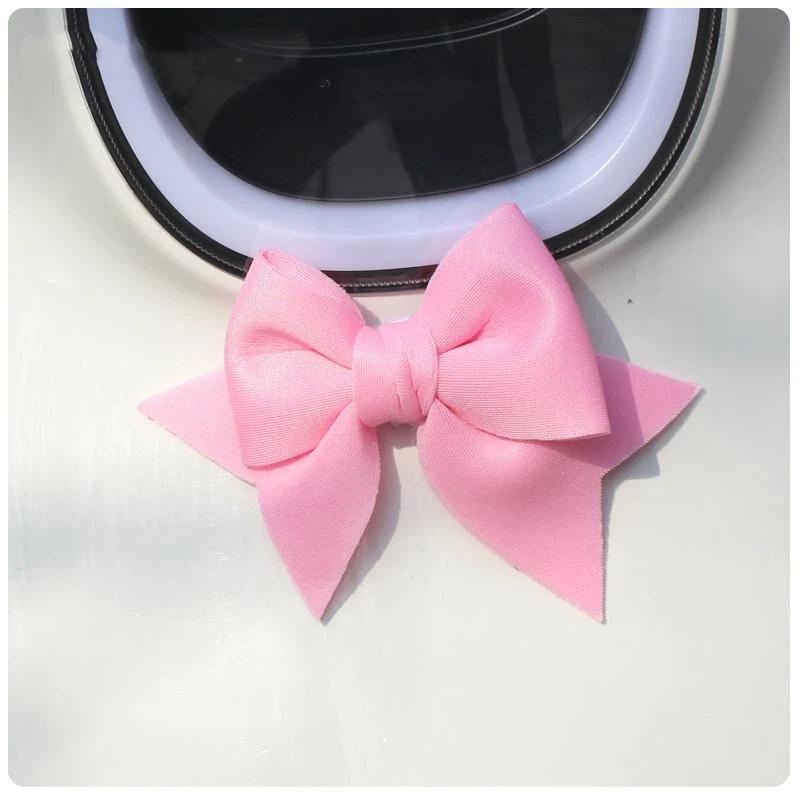 Motorcycle Helmet Ornaments Electric Bike Helmet Bow Style Bowknot For Car Body Decoration Accessories For Girls