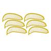6Pcs Fruit Cutter Yellow Quick Slicing Reliable Durable Versatile Banana Cutter for Kitchen Home