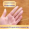 Transparent PVC Table Mat: Oil-Proof, Waterproof, and Dirt-Resistant Dining Table Protector
