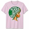 More Blacks More Dogs More Irish Ireland Flag Slogan Text Unisexs Unisexs TShirt