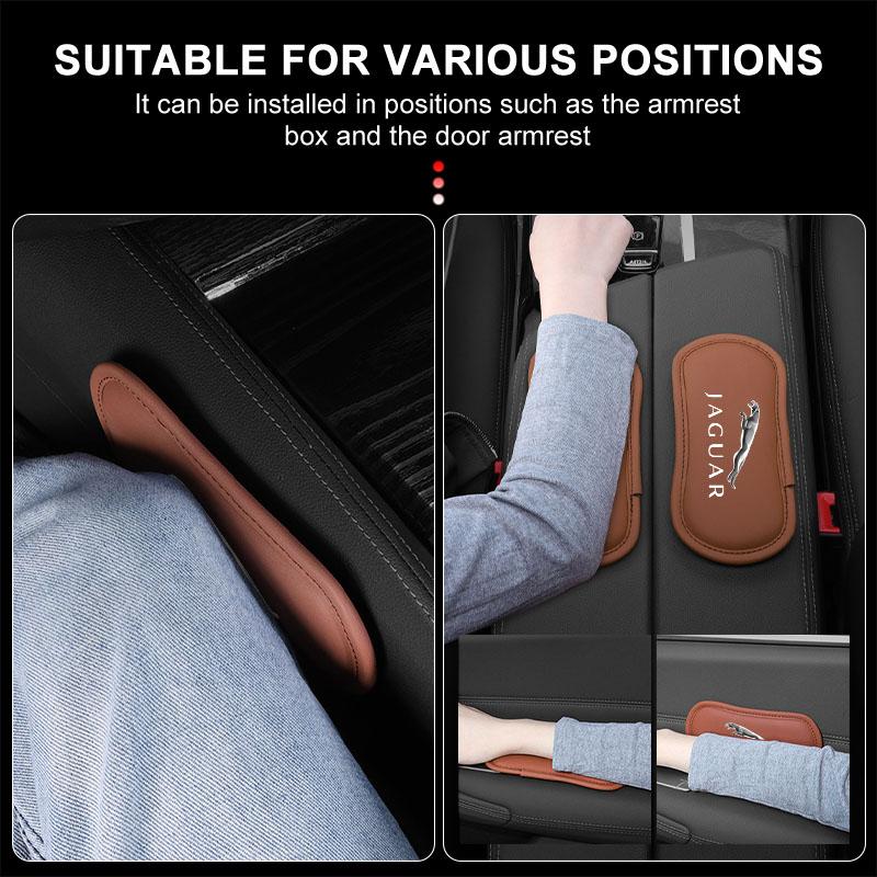 Auto Innenraum Bein Knie Stützpolster Lederpolster für Jaguar-XE XF XJ XS B99 X-TYPE F-PACE I-PACE E-PACE F-PACE S-TYPE C-TYPE C-X16 C- X75 E-TYPE
