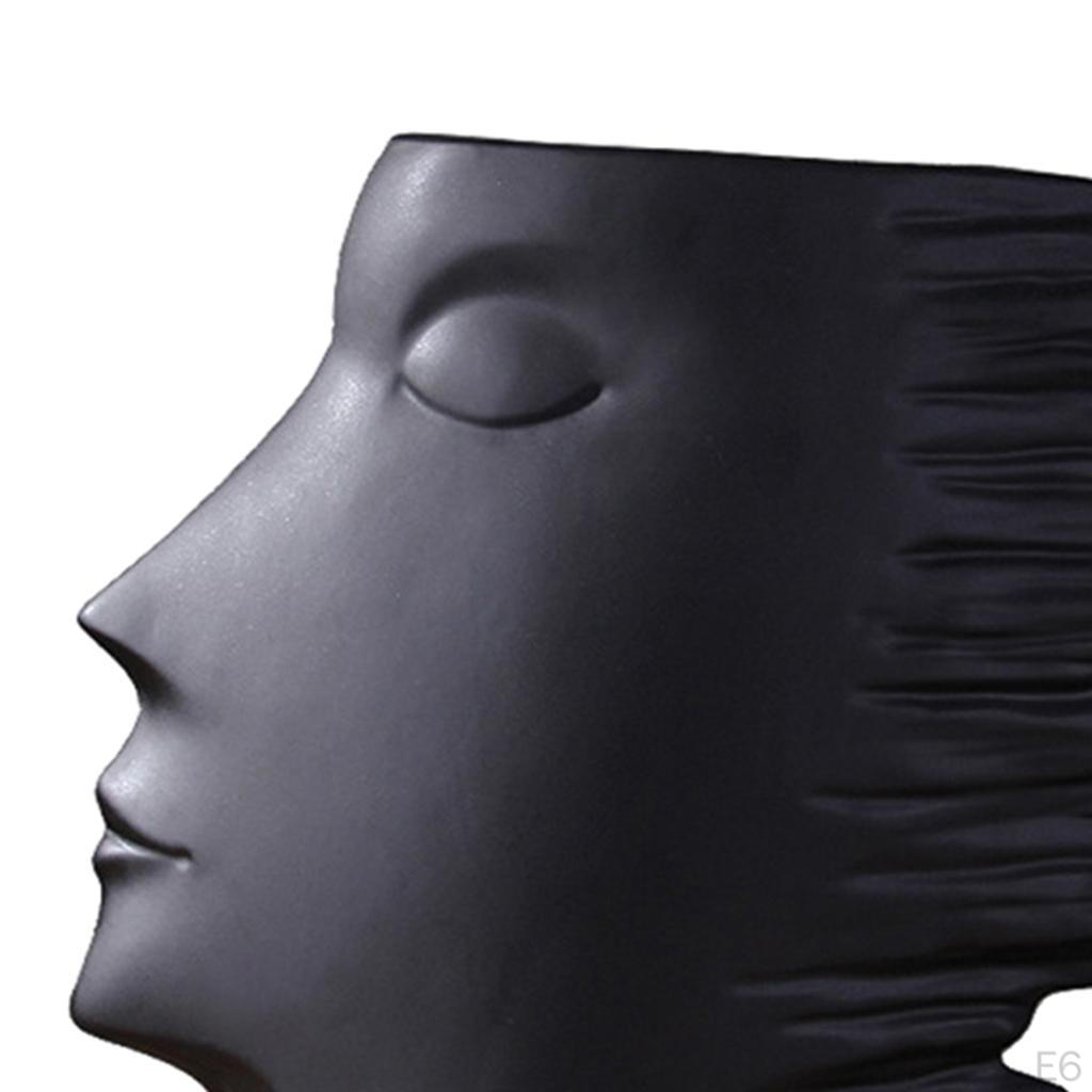 Ceramic Modern Arts Vases Minimalist Abstract Human Statue Flowers Vase Decoration Indoor Pot er for