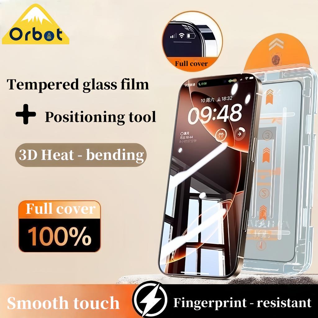3pcs Anti-peep Dust Free Installation Screen Protector For iPhone17 11 12 13 15ProMax 14Pro 16 HD Tempered Glass Screen Protector