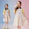 ASK JUNIOR Lässiges Sommerkleid mit Polokragen für Mädchen