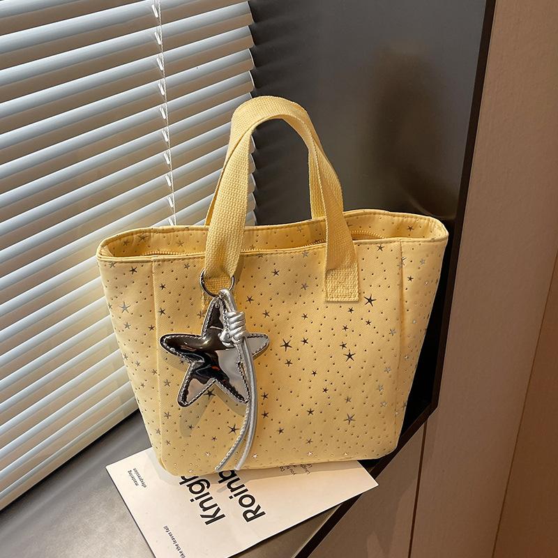 Underarm Tote Bag with Pleated Design, Stylish for Daily Commuting, Handbag Made of Fabric