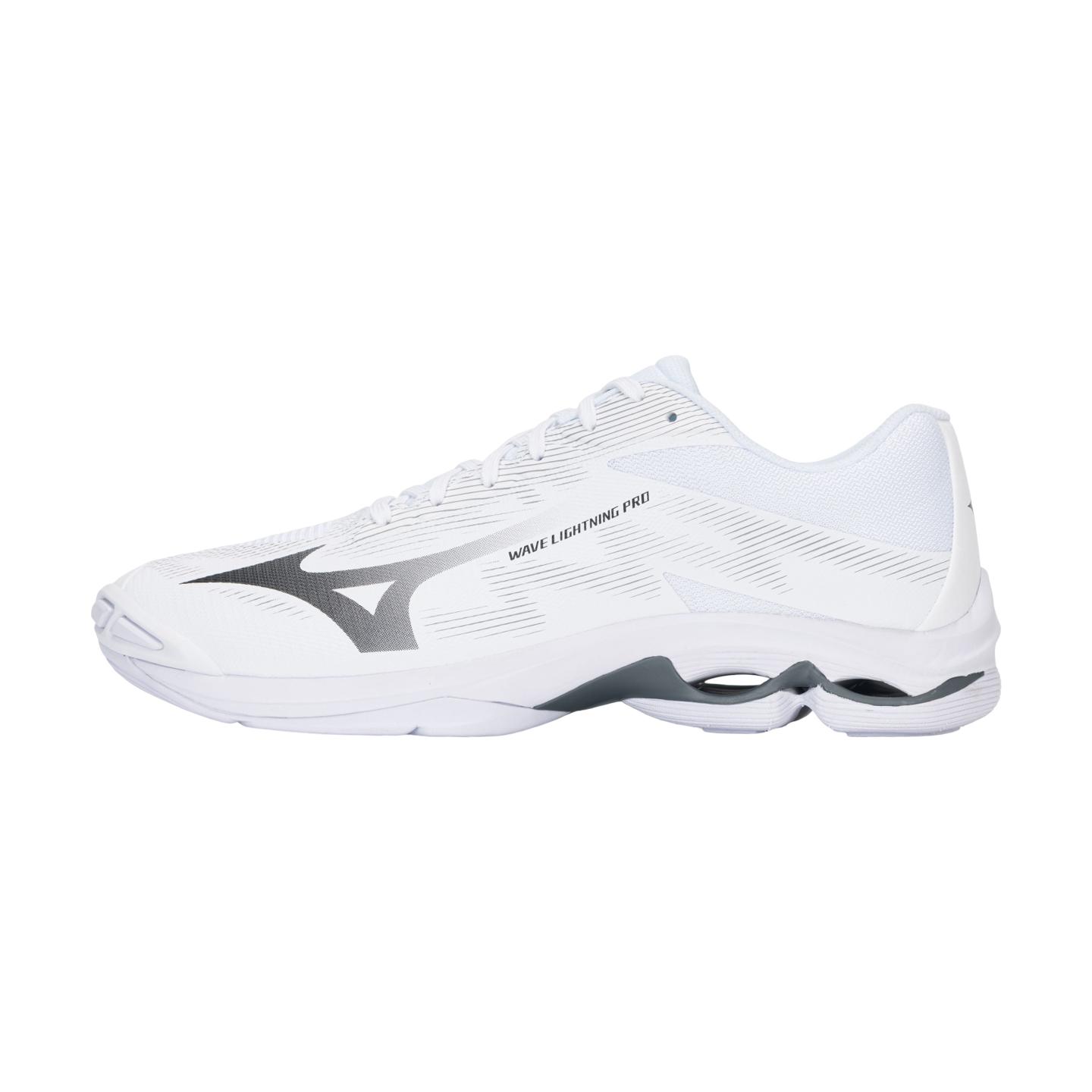 Chaussures de Volleyball Mizuno Wave Lightning Unisexes Basses Blanc/Noir 36.5