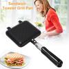 Breakfast Sandwich Maker Non Stick Fast Heating Toaster Waffle Panini Grill With Long Handle For Breakfast Bread Accessories