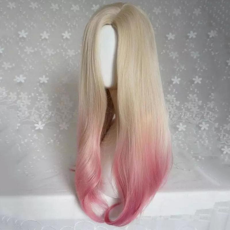 Женский парик Длинный Модный Цветной Парик для Волос Волнистый Пышный Длинный Прямой Парик 1