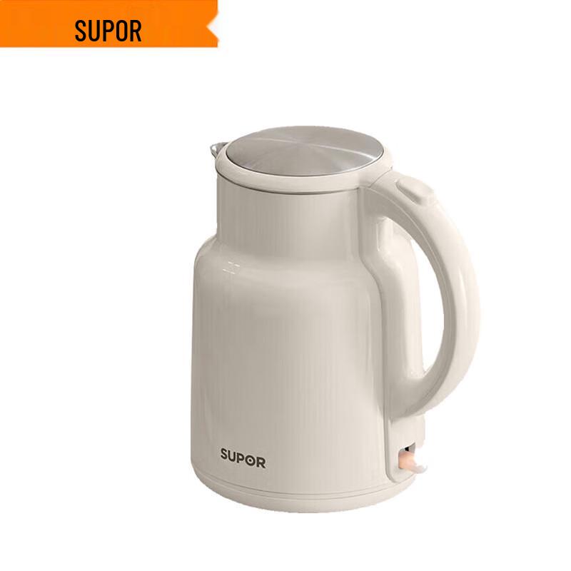 SUPOR 2L Double-Layer Anti-Scald Electric Kettle CN plug (adapter included)