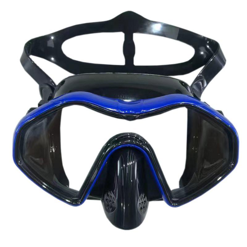 New diving goggles set, frog mirror silicone diving mask