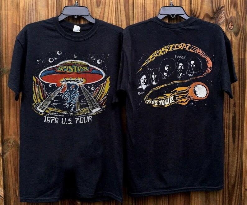 Boston 1979 U.S. Tour T-Shirt Boston Band T-Shirt Boston Tour  79 T-Shirt XXL