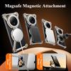 Oatsbasf Metal Frameless Phone Case for Huawei Mate 70/70 Pro/70 Pro+ Z Shape Protective Cover with 360° Rotatable Magnetic Ring