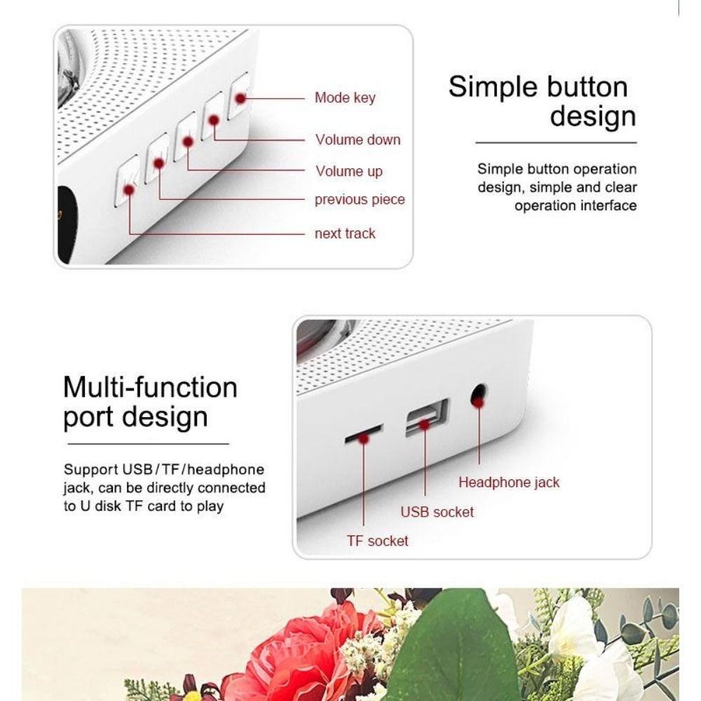 LED ekranlı Bluetooth CD Çalar (Şarj fonksiyonu ile)