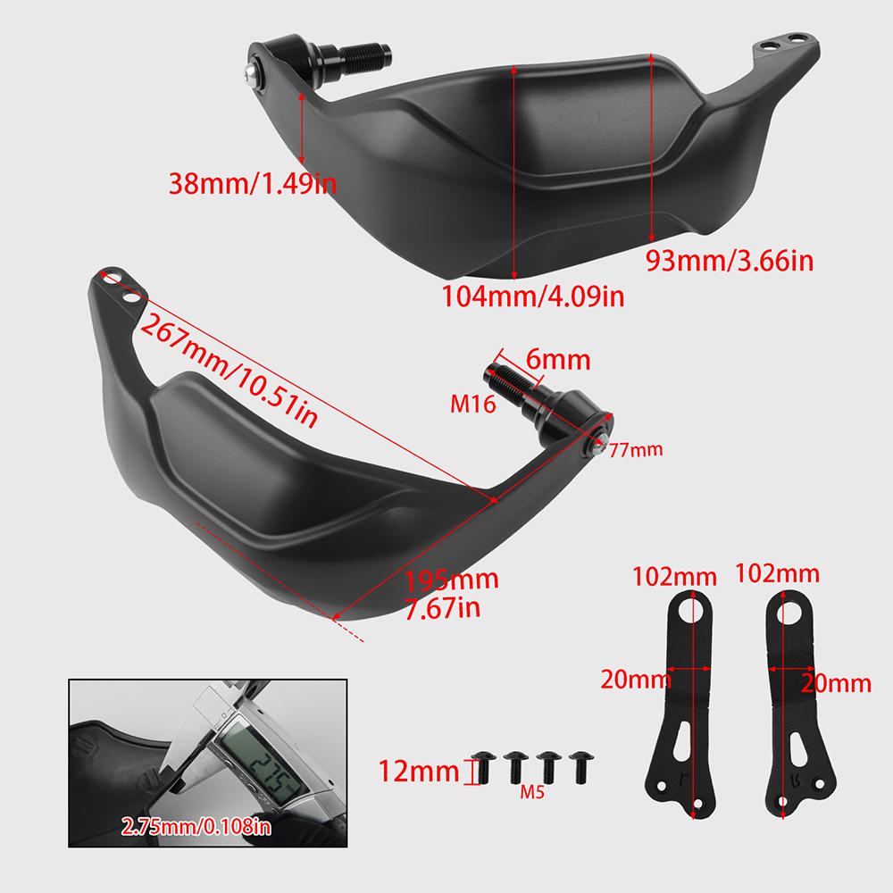 Handschützer Lenker Handschutz Handprotektoren Bremshebel Schutz für Yamaha Tenere700 XTZ700 Tenere 700 XTZ 700 2019-2025