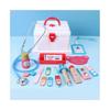 17-Piece Wooden Pretend Play Doctor Kit, Green