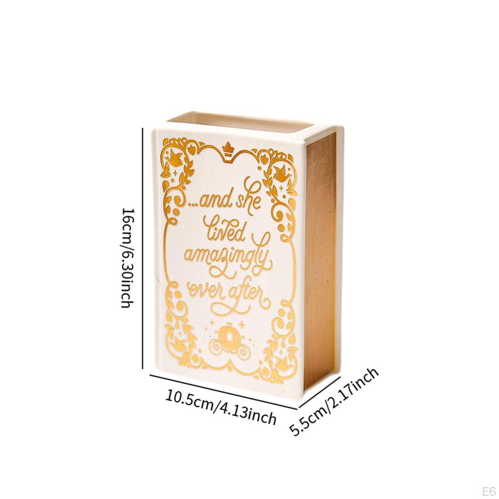 Ceramiczny Wazon na Kwiaty Doniczka Design Książki Aranżacja Kwiatowa do Przedpokoju Świąteczna