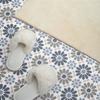 Package of Vinyl Tiles with a Pattern for the Kitchen Floral Pattern In Symmetry 6x60x30 Cm