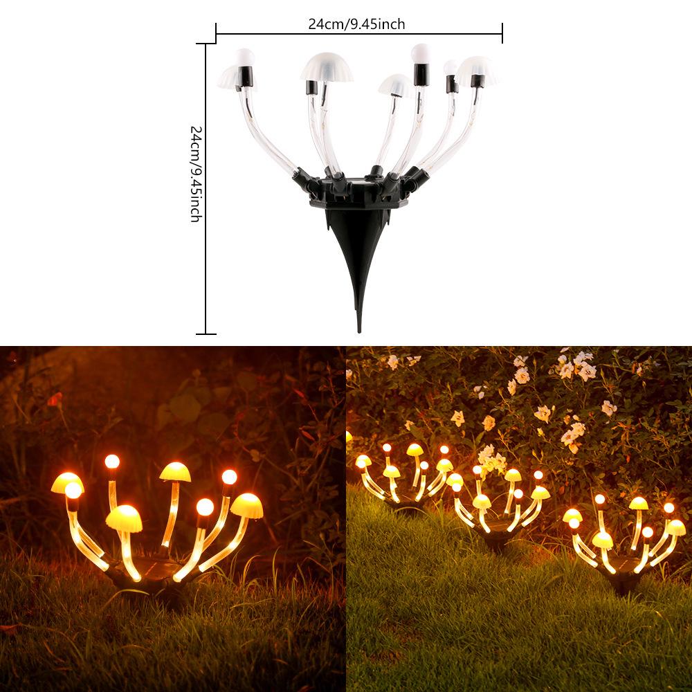 Solar Firefly Stake Lights: Outdoor Courtyard, Lawn, Terrace, Garden, Balcony, Decorative Landscape Lights Solar Lawn Light