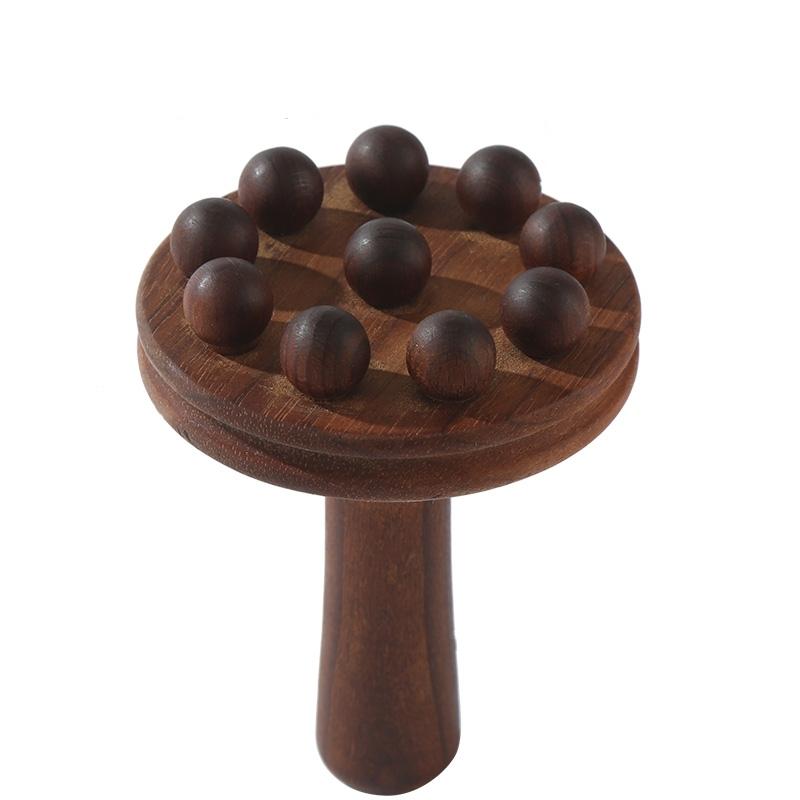 Wooden Hair Scalp Massage Comb Meridian Trigger Point GuaSha Tool for Body And Scalp Relaxation Acupressure Hair Care