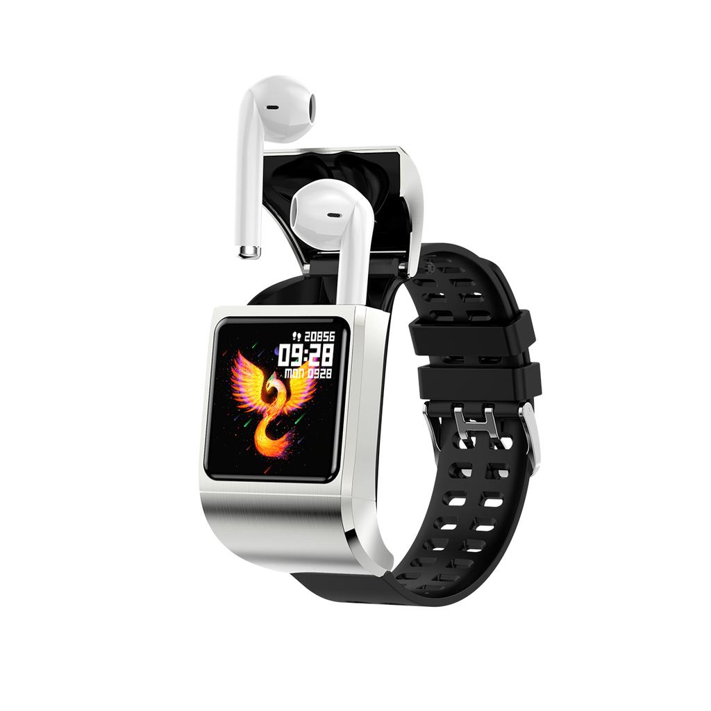 Rainbuvvy G36 Pro TWS Smartwatch 1.3inch HD Screen Realtek Bluetooth 5.0 IP67 Waterproof Watch Support Android 4.4 and Above