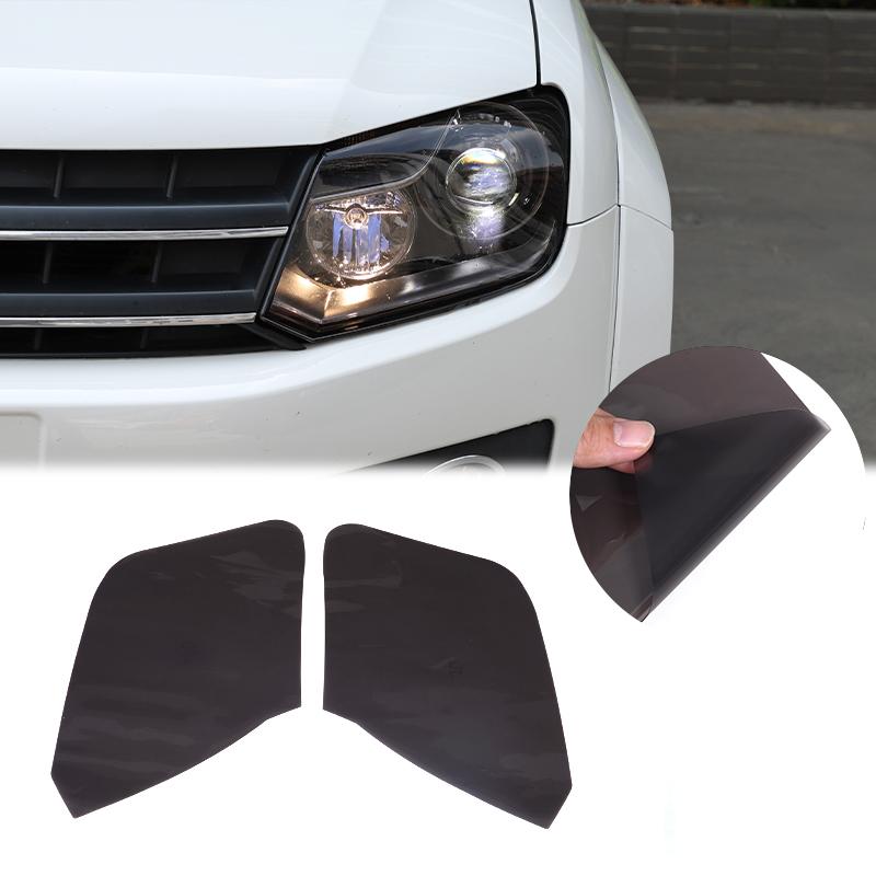 For VW Volkswagen Amarok 2011-2018 TPU Car Front Headlight Light Film Front Lamp Film Trim Sticker Protective Auto Accessories