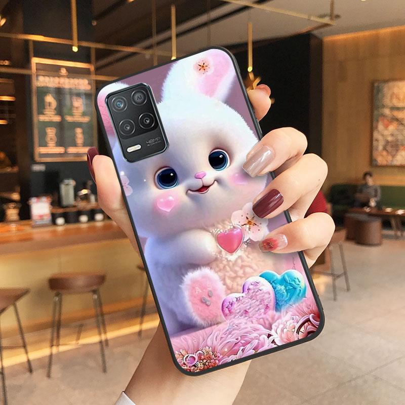 Rabbit Bunny Cute Girl Phone Case Cover Coque For Iphone Xiaomi Mi Samsung Galaxy Redmi Note A S 11 12 13 14 15 22 23 24 5G Pro Plus Max Fe Ultra