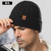Warm Winter Knit Hat Scarf Gloves Set Men - Alpaca Blend Thick Lined Outdoor Cycling Accessory In Black Grey Coffee Navy