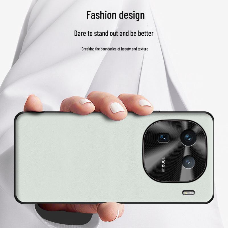iQOO12 Liquid Leather Protective Cover - Anti-Fall, Anti-Fouling, Skin-Friendly,Individual Shipping